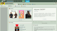 Desktop Screenshot of anime-universe.deviantart.com