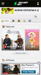 Mobile Screenshot of anime-universe.deviantart.com