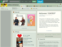 Tablet Screenshot of anime-universe.deviantart.com