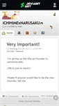 Mobile Screenshot of ichihimexnarusaku.deviantart.com
