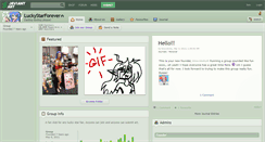 Desktop Screenshot of luckystarforever.deviantart.com
