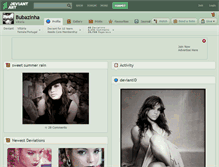 Tablet Screenshot of bubazinha.deviantart.com