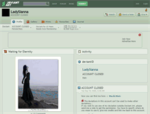 Tablet Screenshot of ladysianna.deviantart.com