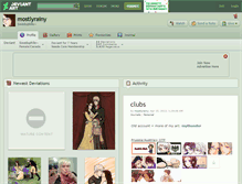 Tablet Screenshot of mostlyrainy.deviantart.com