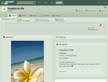 Tablet Screenshot of breathe-in-life.deviantart.com
