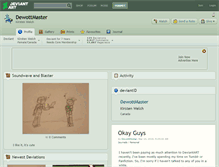 Tablet Screenshot of dewottmaster.deviantart.com