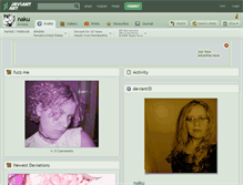 Tablet Screenshot of naku.deviantart.com