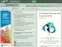 Tablet Screenshot of originality-club.deviantart.com