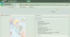 Desktop Screenshot of krazydoodler.deviantart.com