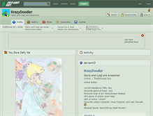 Tablet Screenshot of krazydoodler.deviantart.com