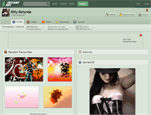 Tablet Screenshot of billy-belynda.deviantart.com