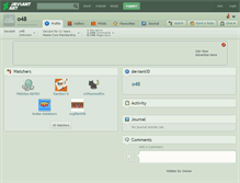 Tablet Screenshot of o48.deviantart.com