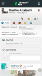 Mobile Screenshot of bluefire-a-tatsumi.deviantart.com
