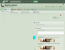 Tablet Screenshot of bluefire-a-tatsumi.deviantart.com