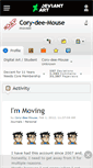 Mobile Screenshot of cory-dee-mouse.deviantart.com