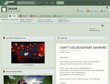 Tablet Screenshot of gr3g0r.deviantart.com