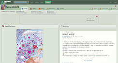 Desktop Screenshot of hana-albrecht.deviantart.com