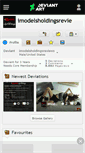 Mobile Screenshot of imodelsholdingsrevie.deviantart.com