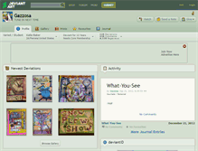 Tablet Screenshot of gazzosa.deviantart.com
