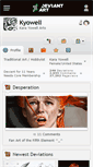 Mobile Screenshot of kyowell.deviantart.com