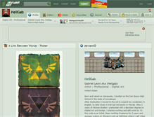 Tablet Screenshot of hellgab.deviantart.com