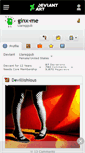 Mobile Screenshot of ginx-me.deviantart.com