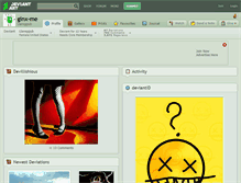 Tablet Screenshot of ginx-me.deviantart.com