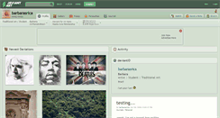 Desktop Screenshot of barbarasrica.deviantart.com