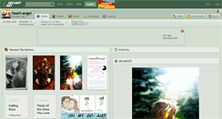 Desktop Screenshot of heart-angel.deviantart.com