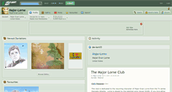 Desktop Screenshot of major-lorne.deviantart.com