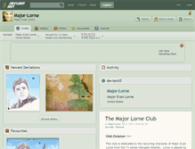 Tablet Screenshot of major-lorne.deviantart.com