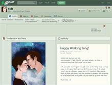Tablet Screenshot of fidz.deviantart.com