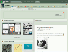 Tablet Screenshot of ispano.deviantart.com