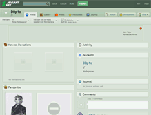 Tablet Screenshot of d0p1o.deviantart.com