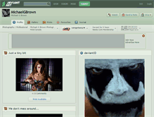 Tablet Screenshot of michaelgbrown.deviantart.com