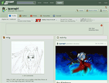 Tablet Screenshot of iguanagirl.deviantart.com