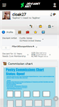 Mobile Screenshot of cloak27.deviantart.com