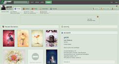 Desktop Screenshot of gnoir.deviantart.com
