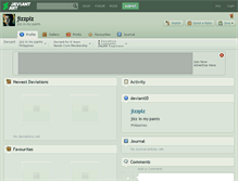 Tablet Screenshot of jizzplz.deviantart.com
