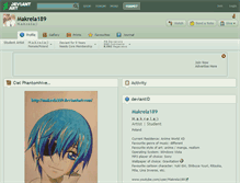Tablet Screenshot of makrela189.deviantart.com
