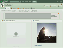 Tablet Screenshot of emphasized.deviantart.com