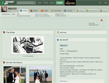 Tablet Screenshot of nikixxx.deviantart.com