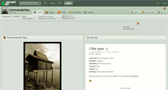 Desktop Screenshot of commanderdex.deviantart.com