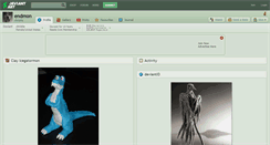 Desktop Screenshot of endmon.deviantart.com