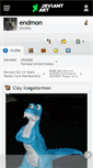 Mobile Screenshot of endmon.deviantart.com