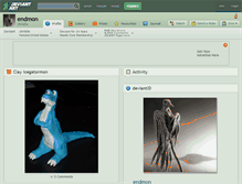 Tablet Screenshot of endmon.deviantart.com