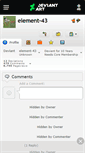 Mobile Screenshot of element-43.deviantart.com