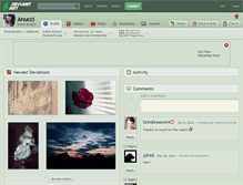 Tablet Screenshot of anucci.deviantart.com
