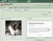 Tablet Screenshot of cadariu-adriana.deviantart.com