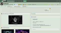 Desktop Screenshot of darkrevolt.deviantart.com